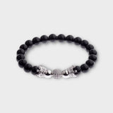 'BWE' Classic round stone bracelet