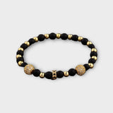 'BWE' Classic round stone bracelet