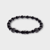 'BWE' Classic round stone bracelet
