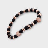 'BWE' Classic round stone bracelet