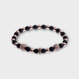 'BWE' Classic round stone bracelet