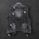 'VCIF' Jean gray jeans jacket for women