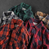 'TRBH' Fashionable casual plaid shirt for men