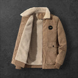 'STACC' Autumn and winter corduroy coat with wool for men