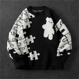 'SEVO' Retro knitted sweater for men and women