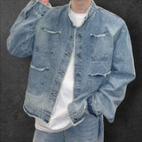 'JEIO' Denim jacket for men