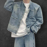 'JEIO' Denim jacket for men