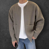 'SAOO' Zip knit sweater for men