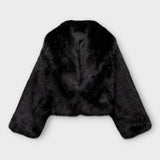 'MMU' Collar fur coat for women