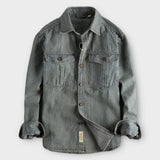 'INF' Casual fabric striped shirt for men