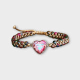 'XOO' Heart shaped stone bracelet for women