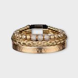 Latower™  -  'Zome' Crystal stainless steel bracelets