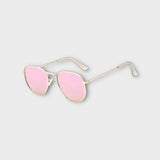 'BVS' Metal Square Sunglasses Woman