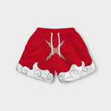 'XVB' Short anime sports shorts for fitness