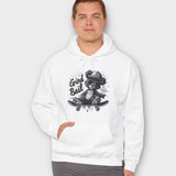 'LWOO' A bear on a skateboard sweatshirt full of style