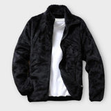 'OICO' A fashionable solid color fluffy coat for men