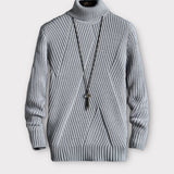 'OIUE' Striped sweater for men