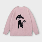 'FYY' Knitted cat sweater for women