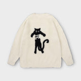 'FYY' Knitted cat sweater for women