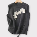 'NBLSS' Floral knitted sweater for women