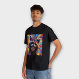'TROO' Colorful raccoon t-shirt