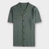 'LSIO' Premium knitted polo shirt for men