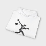 'STIK' Skeleton sweatshirt on a special skateboard