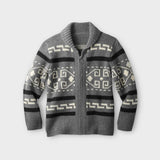 'VBO' Sweater lapel cardigan for men