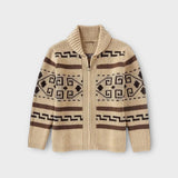 'VBO' Sweater lapel cardigan for men