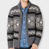 'VBO' Sweater lapel cardigan for men