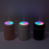Latower™ - Portable 300ml Electric Air Humidifier + USB Cool Mist Sprayer with Colorful Night Light
