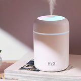 Latower™ - Portable 300ml Electric Air Humidifier + USB Cool Mist Sprayer with Colorful Night Light