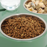 Latower™ - 500ML Dog Bowl Cat Feeder Bowl With Dog Water Bottle Automatic Drinking Pet Bowl Cat + dog !