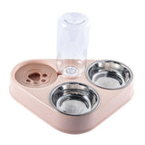 Latower™ - 500ML Dog Bowl Cat Feeder Bowl With Dog Water Bottle Automatic Drinking Pet Bowl Cat + dog !