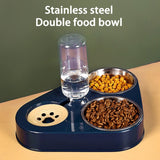 Latower™ - 500ML Dog Bowl Cat Feeder Bowl With Dog Water Bottle Automatic Drinking Pet Bowl Cat + dog !