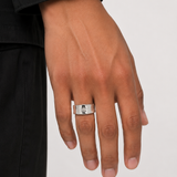 ELITE DISTRESSED SILVER RING