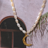 'BOGU' Special Moon Pearl Necklace