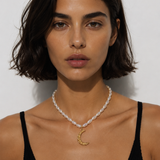 MOON PEARL NECKLACE