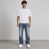 STRIPED WASHED RELAXED JEANS