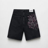 BLOSSOM DENIM SHORTS