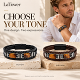 TIMELESS TIGER EYE–STYLE BRACELET | BRAIDED MULTI-LAYER DESIGN FOR MEN & WOMEN