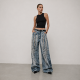 SKETCH WIDE LEG JEANS