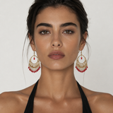 LUNA RED EARRINGS