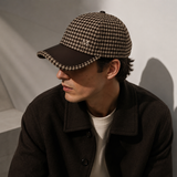 HUDSON HOUNDSTOOTH CAP