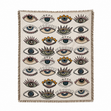EYE JACQUARD THROW