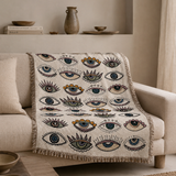 EYE JACQUARD THROW