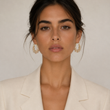 NOIR PEARL EARRINGS