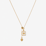 HEART CHARM LARIAT