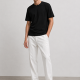 RIBBED BLACK T-SHIRT