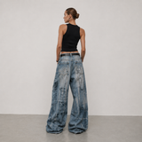 SKETCH WIDE LEG JEANS